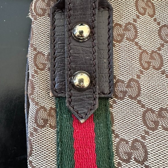 Gucci GG Canvas Jolicoeur Shoulder Bag - Authentic - Picture 3 of 15